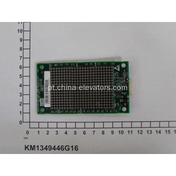 Placa de exibição KM1349446G16 AVDLCI para elevadores KONE